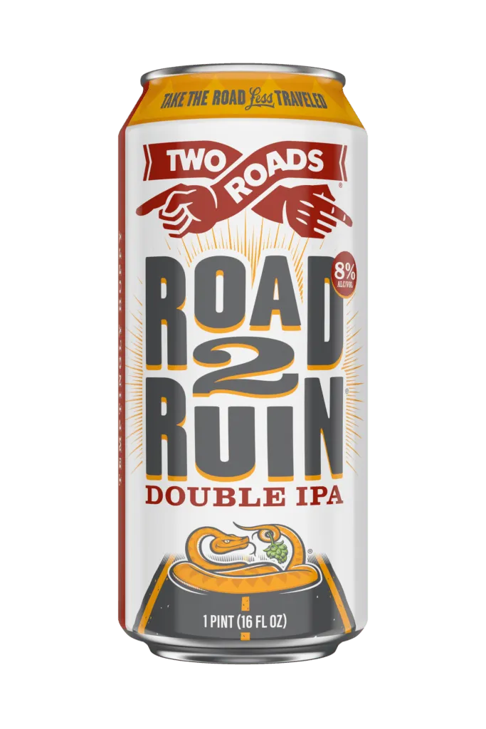 Two Roads - Road 2 Ruin- Double IPA - 6 pack 12oz cans