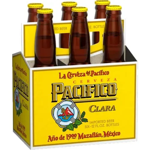 Pacifico Clara - Pilsner - 6 pack 12oz bottles