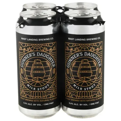 Mast Landing Brewing - Gunner's Daughter - Milk Stout - 4 pack 16oz bottles