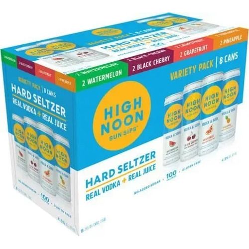High Noon - Variety - Vodka &amp; Soda  - 8 pack 355ml  cans