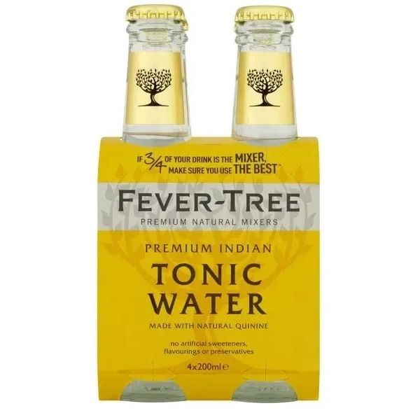 Fever Tree - Tonic Water - 4 pack 200ml bottles