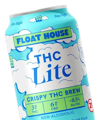 Float House - THC Crispy Lite Brew - 4 pack 12oz cans