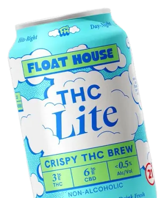 Float House - THC Crispy Lite Brew - 4 pack 12oz cans