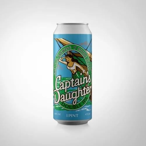 Grey Sail Brewing - Captain's Daughter  - Double IPA - 4 pack 16oz can