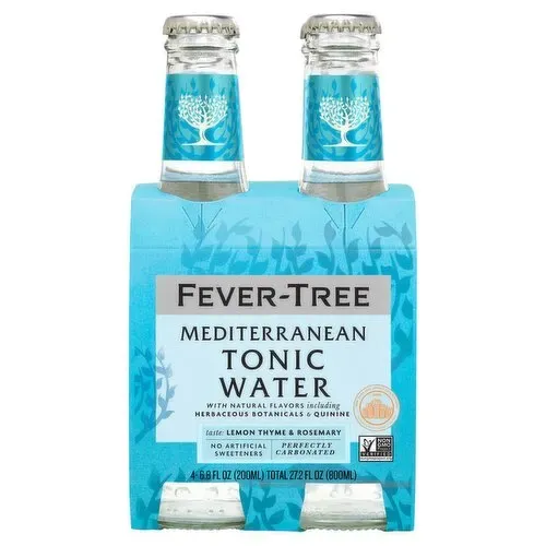 Fever Tree - Mediterranean Tonic Water  - 4 pack 200ml bottles