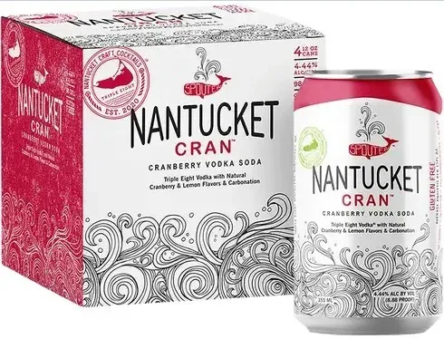 Triple Eight Distillery - Nantucket Cran - Cranberry Vodka &amp; Soda - 4 Pack 12oz cans