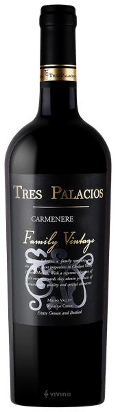 Tres Palacios Family Vintage Carmenere
