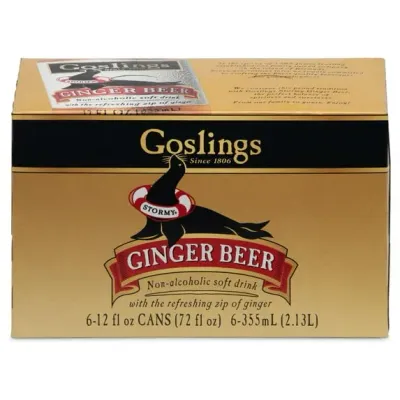 Goslings - Ginger Beer - 6 pack 12oz cans