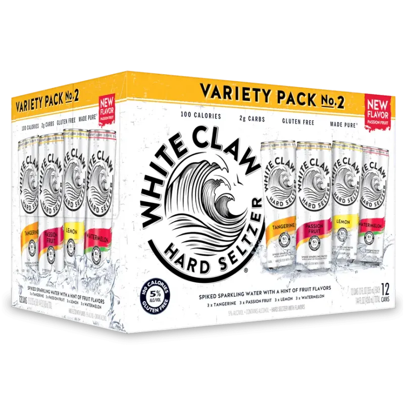 White Claw - Variety Pack #2 - Hard Seltzer - 12 pack 12oz cans
