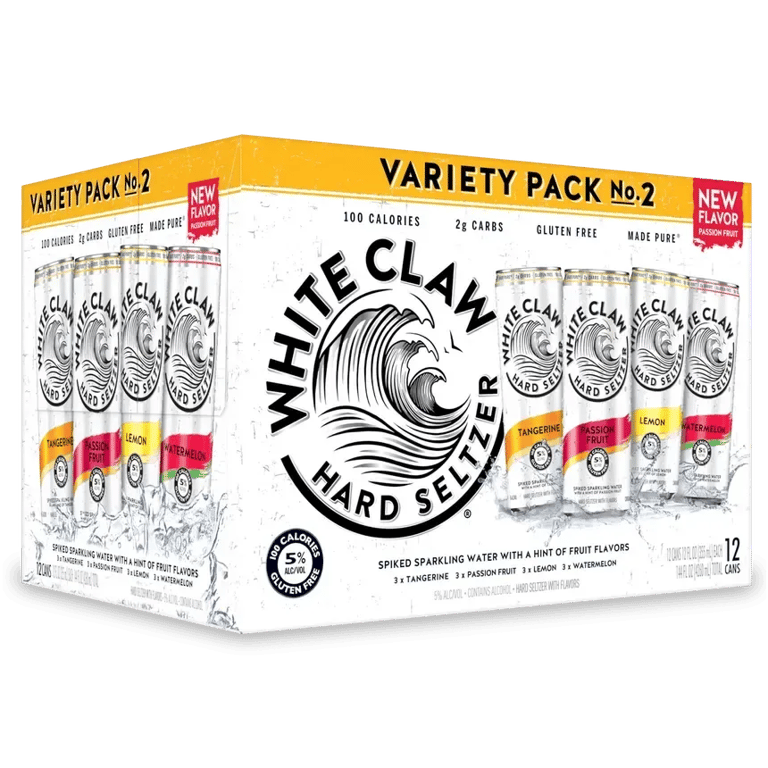White Claw - Variety Pack #2 - Hard Seltzer - 12 pack 12oz cans