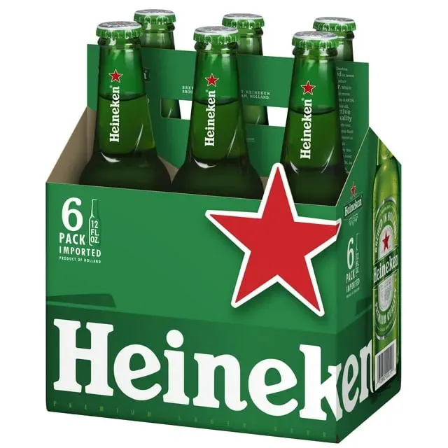 Heineken - Lager - 6 pack 12oz bottles
