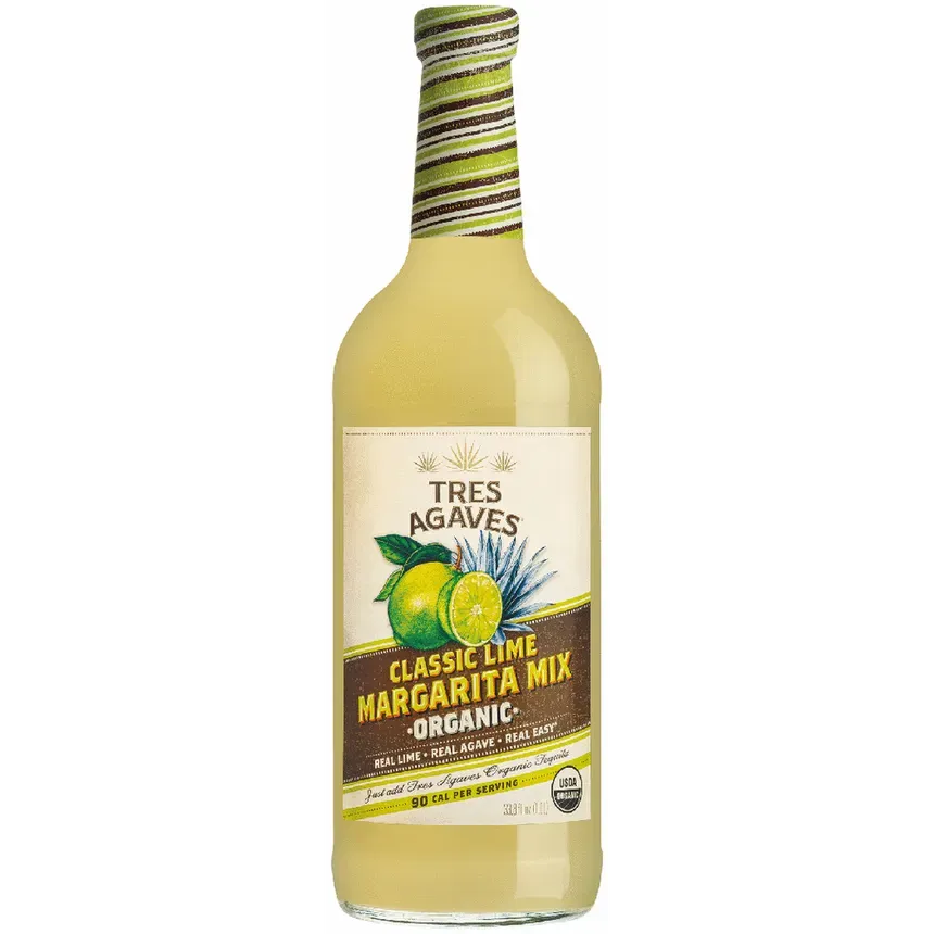 Tres Agaves - Lime Margarita Mix - Single Liter bottles