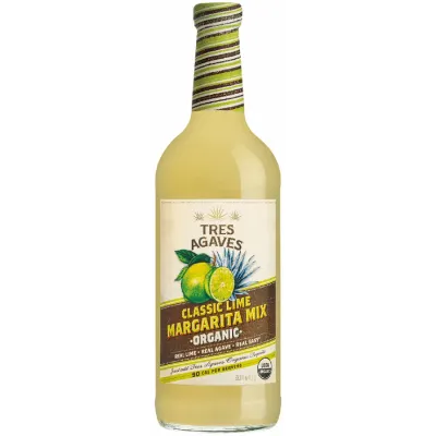 Tres Agaves - Lime Margarita Mix - Single Liter bottles