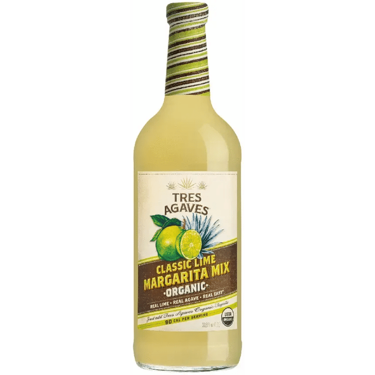Tres Agaves - Lime Margarita Mix - Single Liter bottles