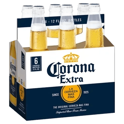 Corona - Extra - Lager - 6 pack 12oz bottle