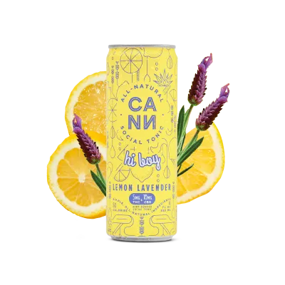 CANN - Hi Boy THC Seltzer - Lemon Lavender - 4 pack 12oz cans
