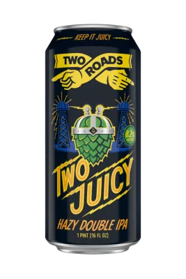 Two Roads - Two Juicy - Hazy IPA - 4 pack 16oz cans