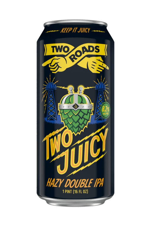 Two Roads - Two Juicy - Hazy IPA - 4 pack 16oz cans