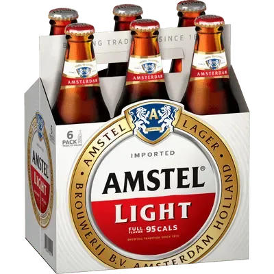 Amstel Light - Lager - 6 pack 12oz bottles