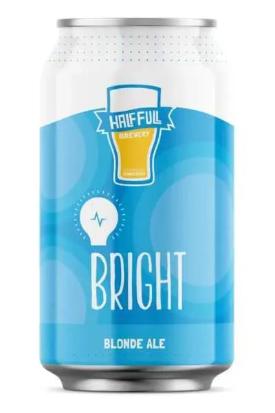 Half Full Brewery - Bright - Blonde Ale - 6 pack 12oz cans