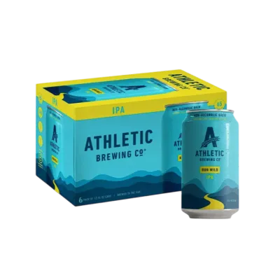 Athletic - Run Wild - Non-Alcoholic IPA - 6 pack 12oz cans