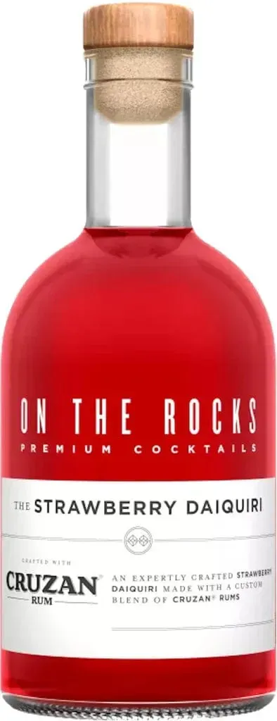 On The Rocks - Strawberry Daiquiri - Single 750 ml bottles