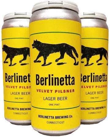 Berlinetta - Velvet Pilsner - 4 pack  16oz cans