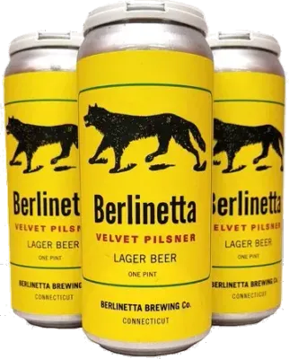 Berlinetta - Velvet Pilsner - 4 pack  16oz cans