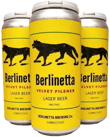 Berlinetta - Velvet Pilsner - 4 pack  16oz cans
