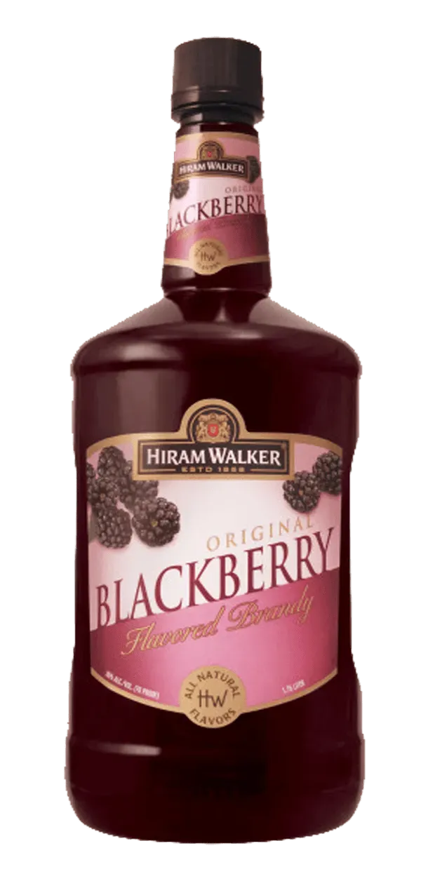 Hiram Walker - Blackberry - Brandy - 1.75 Liter bottle