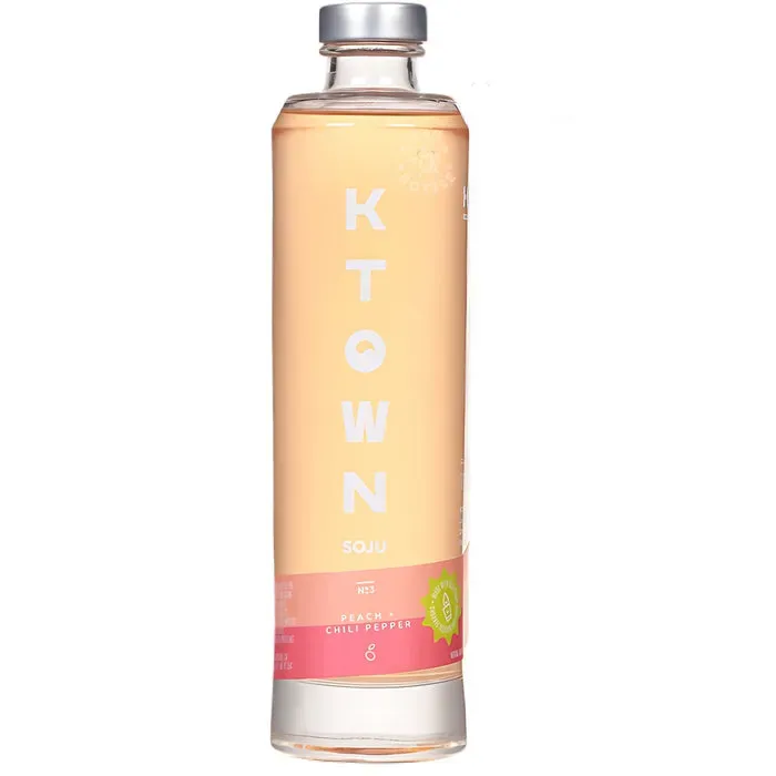 K Town Soju Peach + Chili Pepper Soju 750 ml