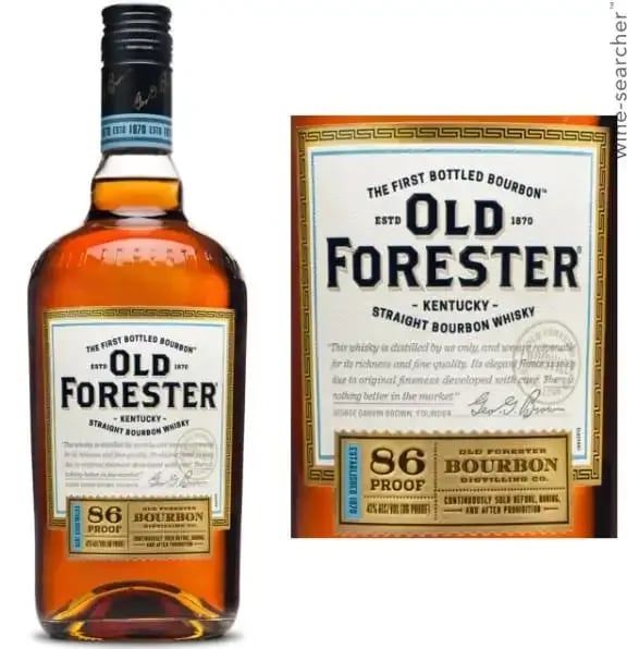 Old Forester Bourbon 86 Proof 750 ml