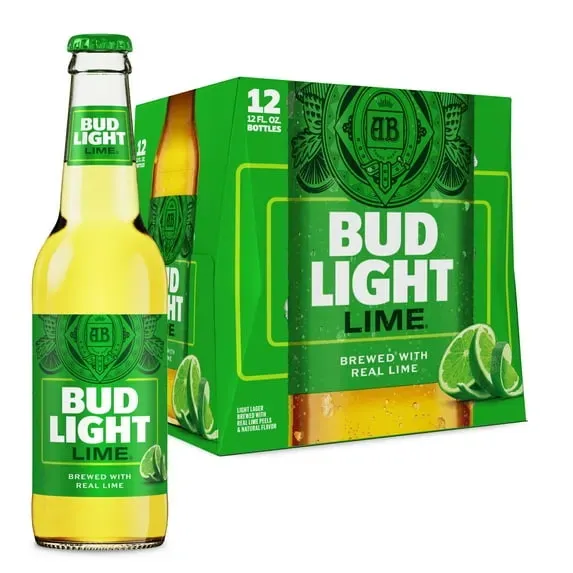 Bud Light - Lime - Lager - 12 pack 12oz bottles