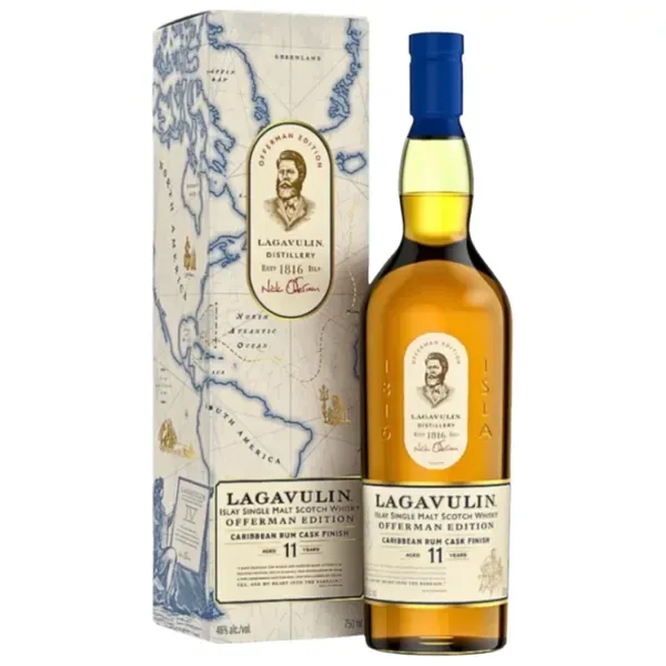 Lagavulin 11 Year Single Malt Scotch Offerman Edition Caribbean Rum Cask (750 ml)