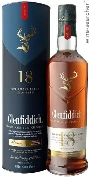Glenfiddich 18 Year Old Single Malt Scotch Whisky (750 ml)