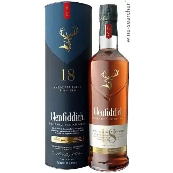 Glenfiddich 18 Year Old Single Malt Scotch Whisky (750 ml)