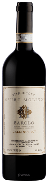Mauro Molino Barolo Gallinotto 2022 (750 ml)