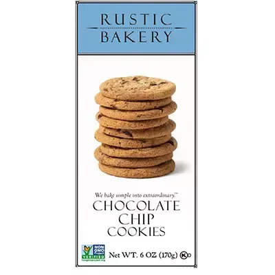 Rustic Bakery Chocolate Chip Cookies 6 oz box
