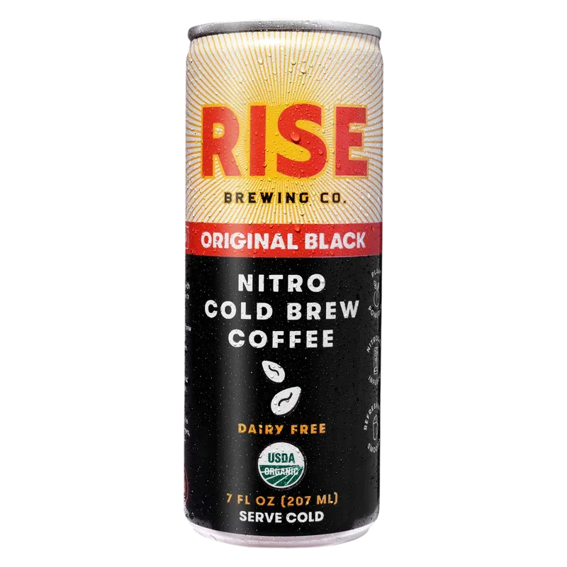 Rise Brewing Co. - Original Black - Nitro Cold Bree Coffee 7 oz