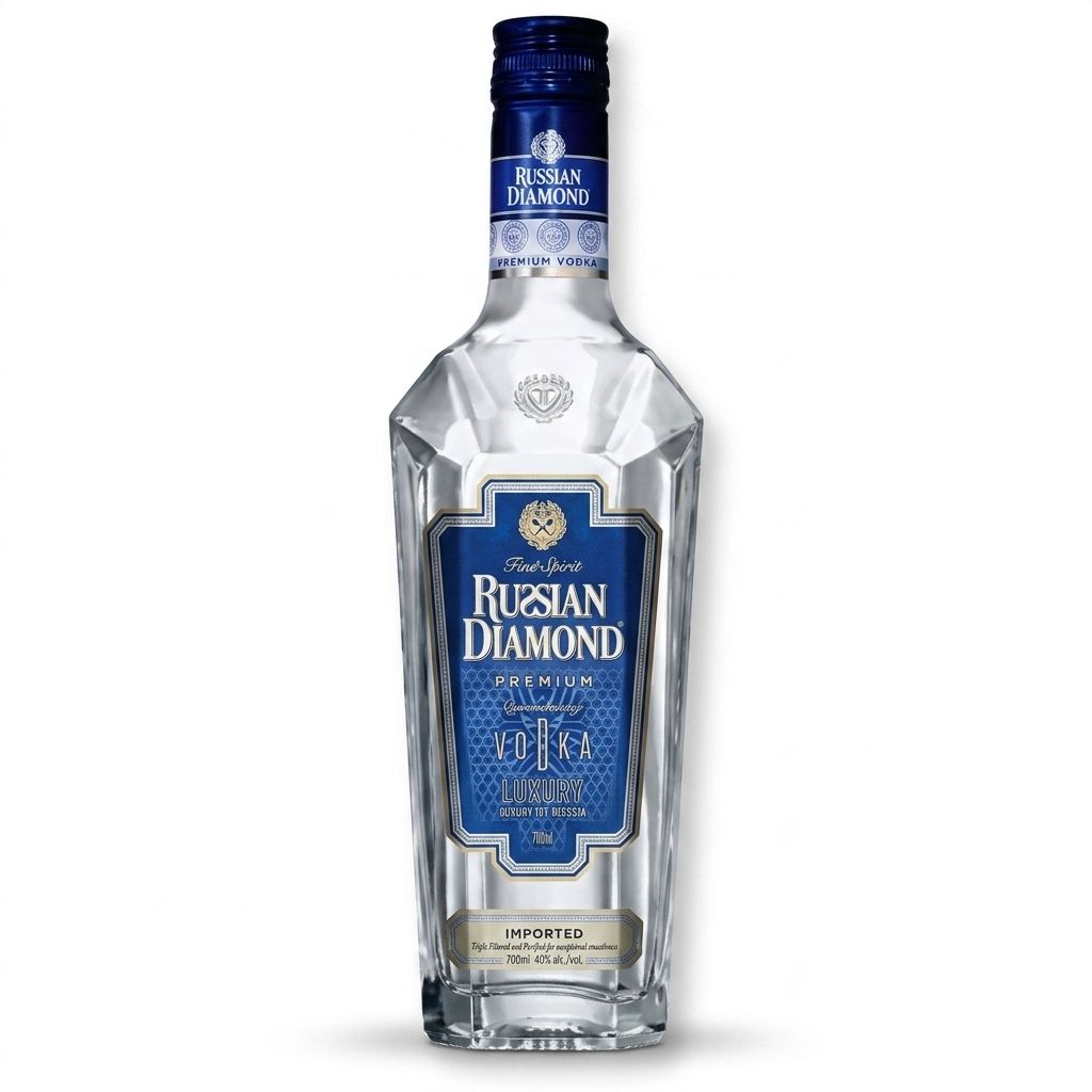 Russian Diamond Premium Vodka Blue Label (Liter)