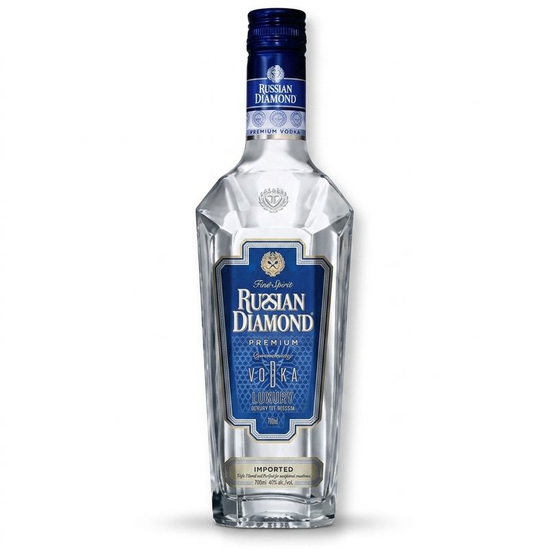 Russian Diamond Premium Vodka Blue Label (Liter)