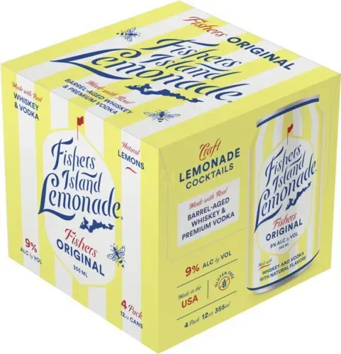 Fishers Island Original Lemonade 4 pack can