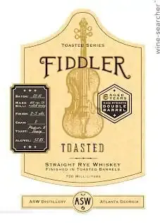 ASW Distillery 'Fiddler' Toasted Straight Rye Whiskey (750 ml)