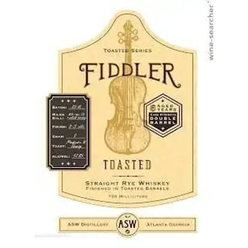 ASW Distillery 'Fiddler' Toasted Straight Rye Whiskey (750 ml)