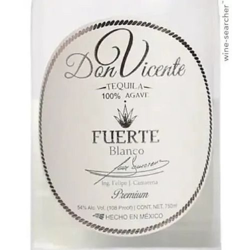 Don Vicente Fuerte Tequila Blanco 750 ml