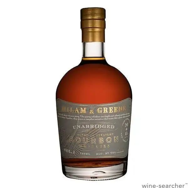 Milam &amp; Greene Unabridged Volume 2. Blend of Straight Bourbon Whiskey 750 ml