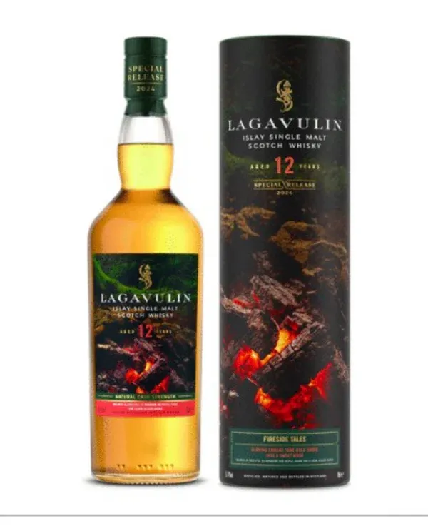 Lagavulin Natural Cask Strength 12 Year Old Single Malt Scotch Whisky 2024 (750 ml)