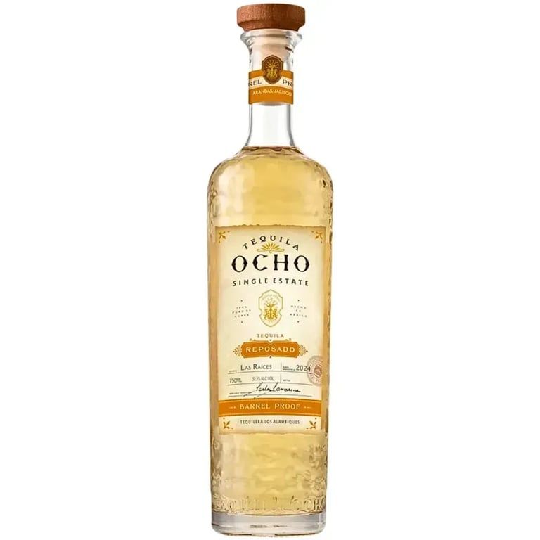 Tequila Ocho - Single Estate - Reposado Barrel Proof Tequila - 750 ml