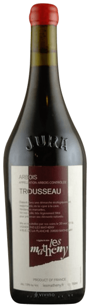 Vignerons Les Matheny Trousseau Arbois 2022 (750 ml)
