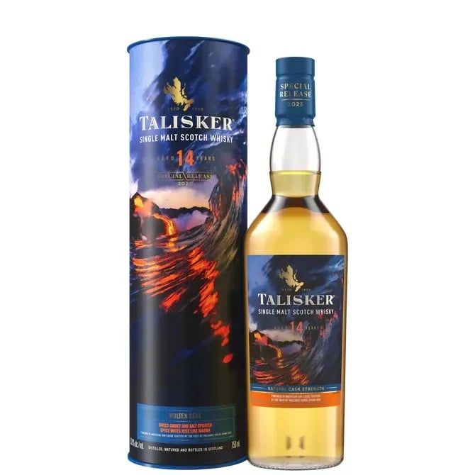 Talisker 14 Year Old Natural Cask Strength Single Malt Scotch Whisky 750 ml